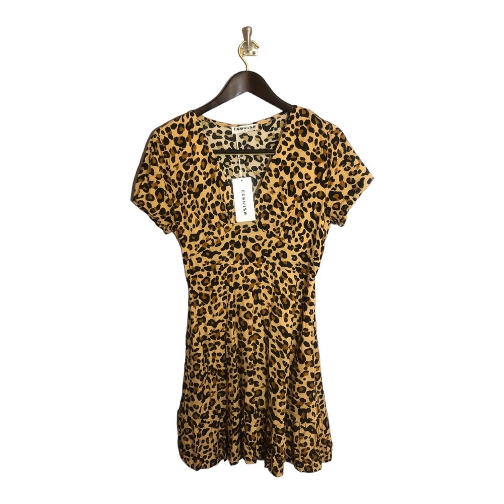 Ecowish animal print dress M
